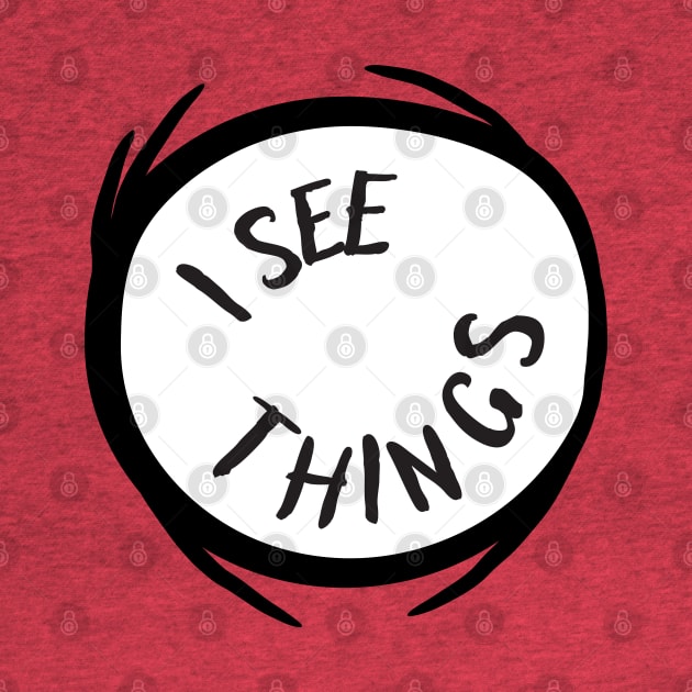 I See Things Red Emblem Gift by Scott Richards